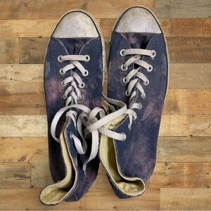 Converse Acid Wash Tyedye Chuck Taylor Hi Shoes Multicolor 10.5
